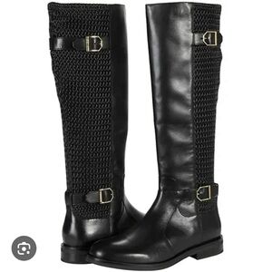 NWT Cole Haan Black Women's Riding Boots in Black